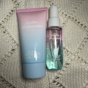 Vanilla Marshmallow Body Lotion & Mist Bundle (from five below)